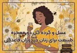عسل و گرده گل دو معجزه طبیعت برای زنان در دوران قاعدگی عسل و گرده گل دو معجزه طبیعت برای زنان در دوران قاعدگی