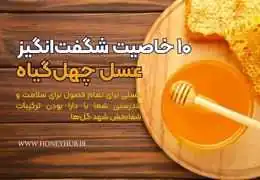 10 خاصیت شگفتانگیز عسل چهل گیاه که باید بدانید 10 خاصیت شگفتانگیز عسل چهل گیاه که باید بدانید