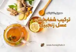 ترکیب شفابخش عسل زنجبیل